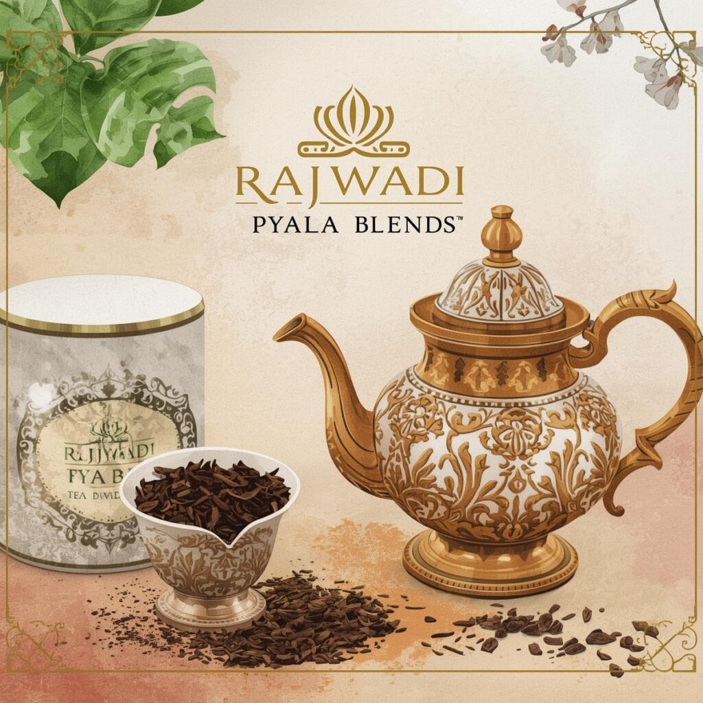 rajwadi pyala tea blends™ premium | desh ki chai | unique blend crafted for chai lovers across india | black tea | 1kg