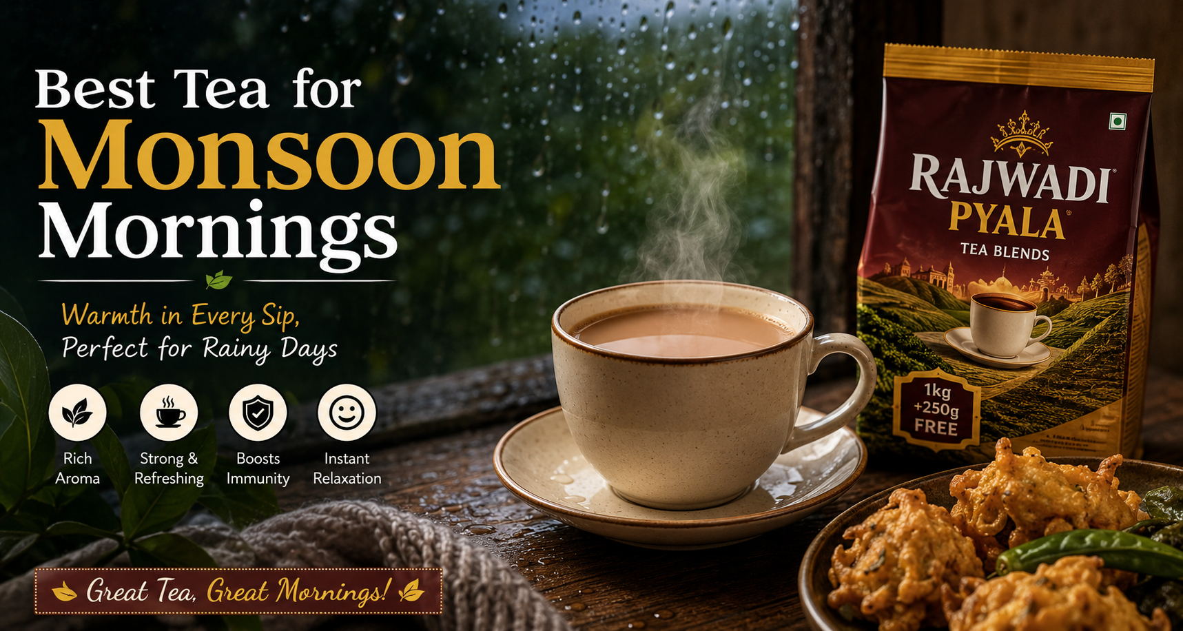 Best Tea for Monsoon Mornings