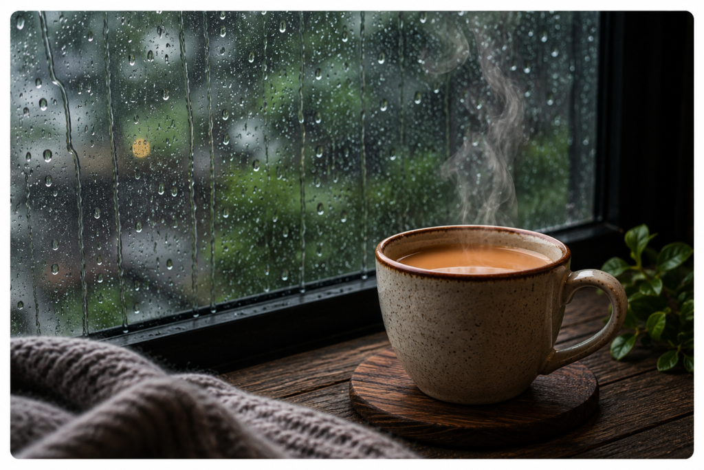 Tea Tastes Better on Rainy Days