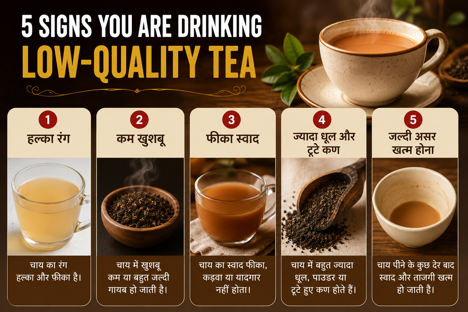 Low-Quality Tea